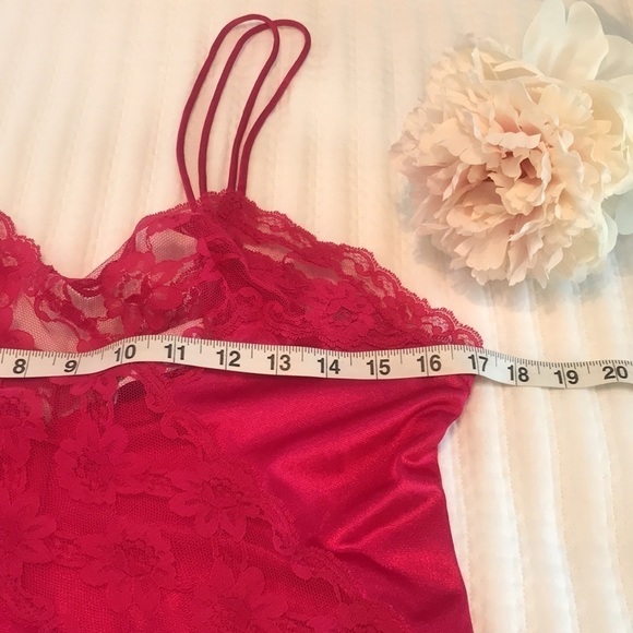 Vintage Vandemere Pink Lace Long Nightgown Size Large - Picture 10 of 14